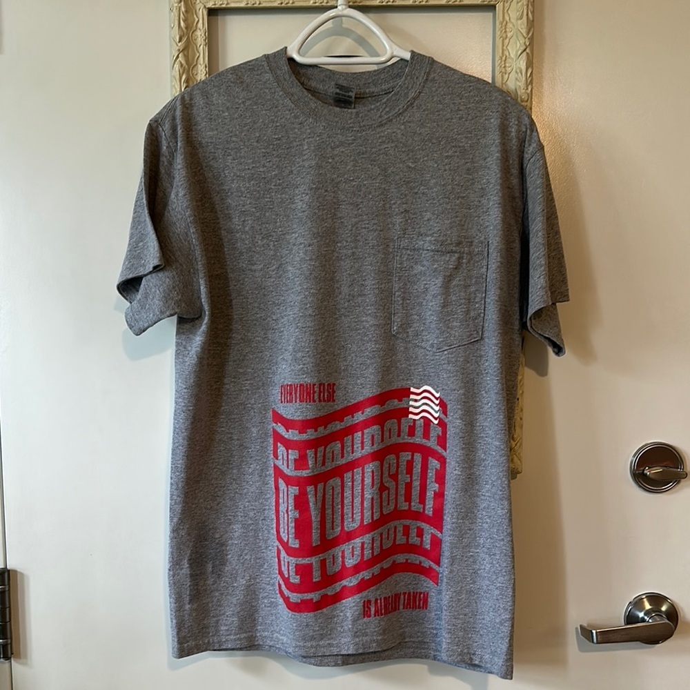 GILDAN | Be Yourself, Everyone Else is Taken Graphic Cotton Short Sleeve Shirt